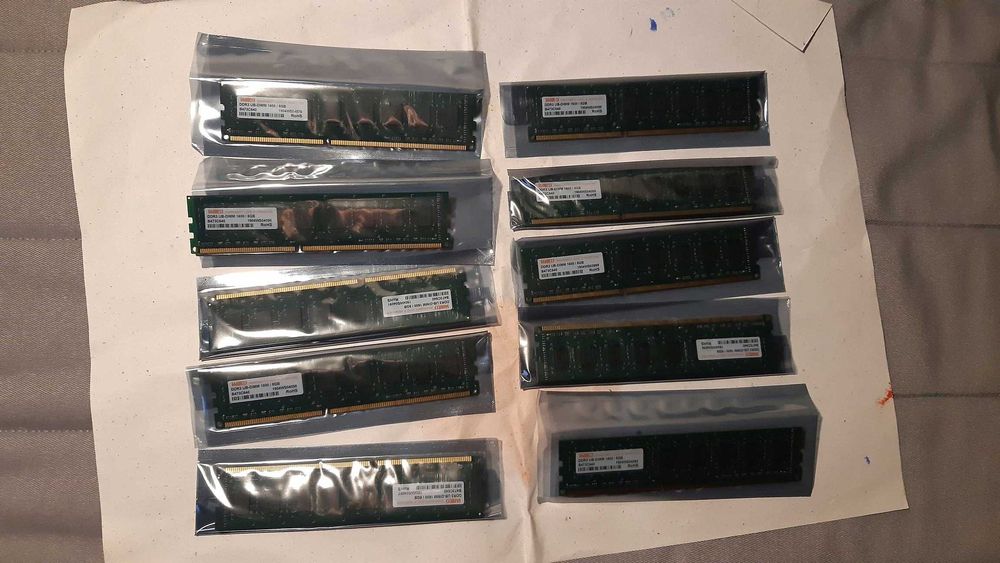 Waris DDR3 Memory - 1600 MHz - 8 GB RAM Modules - Never Used64550513871235122