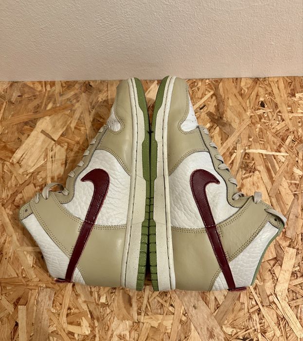 Nike Dunk High White Tan