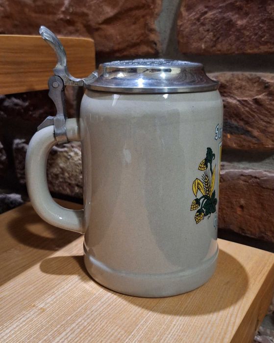 Kufel ceramiczny do piwa - Browar Hohenthanner Schlossbrauerei