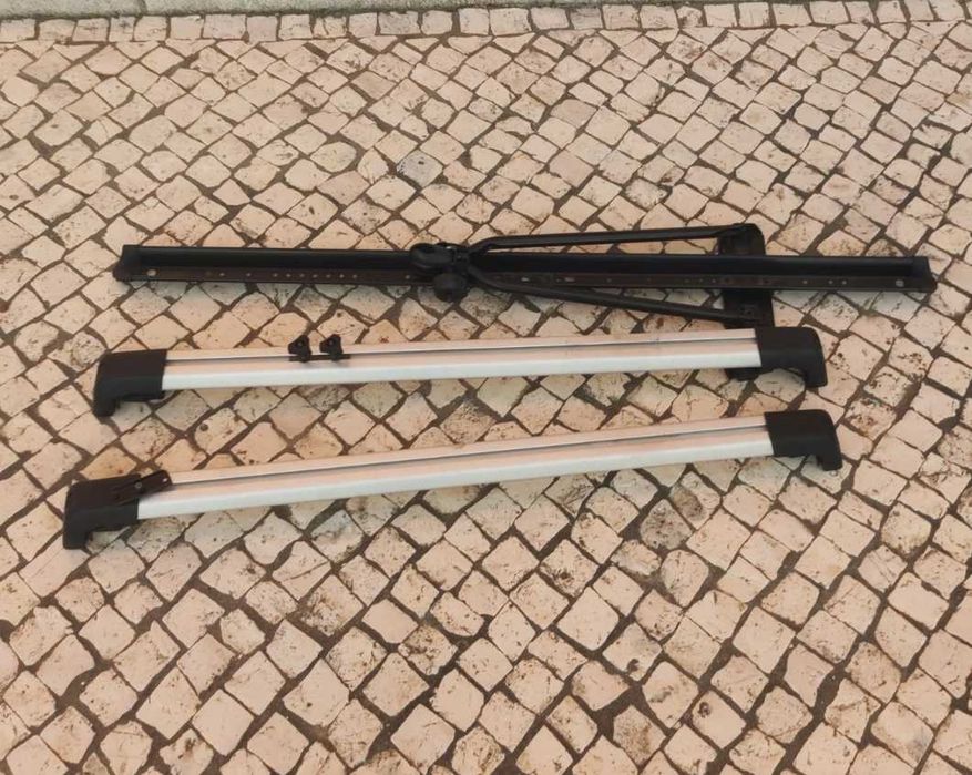 Barras de tejadilho + suportes Renault Megane 2