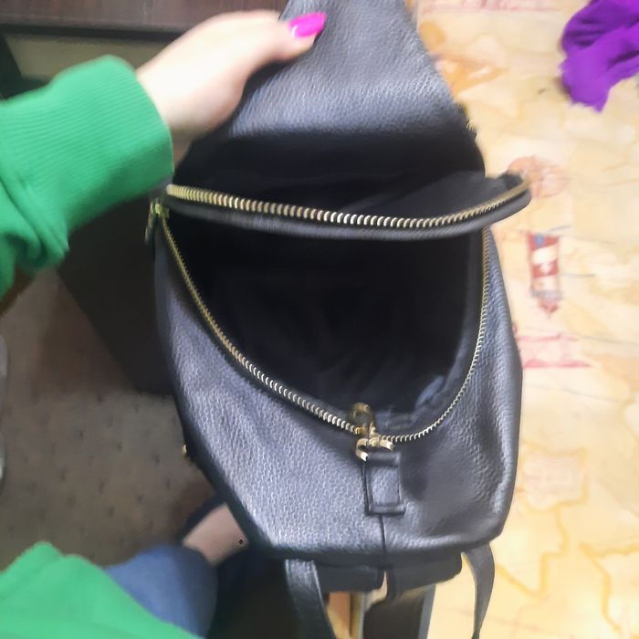 Сумка рюкзак кожа