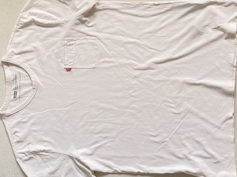 Levi’s podkoszulek krem L męski t shirt