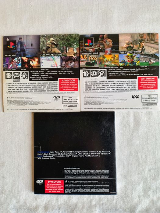 17 Demos, Revistas PS2/PlayStation 2