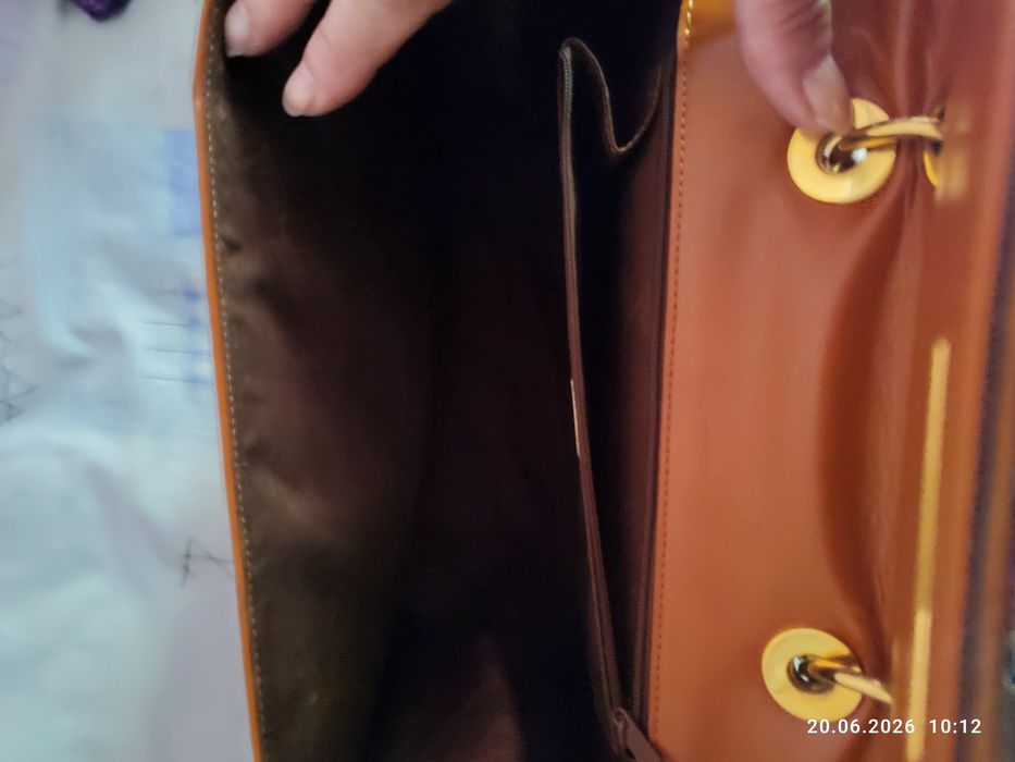 Кожаная сумка в стиле Ferragamo Trifolio