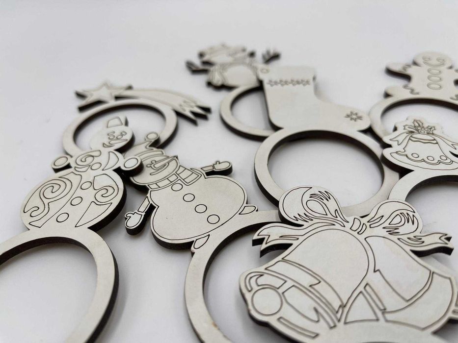 Argolas de guardanapos para o Natal