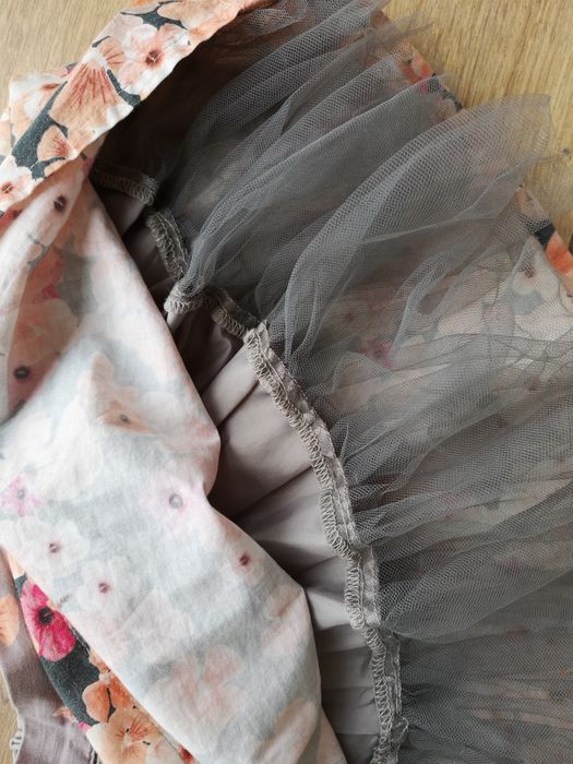 Matalan + NEXT komplet 2szt bluzeczka i spódniczka 3 lata
