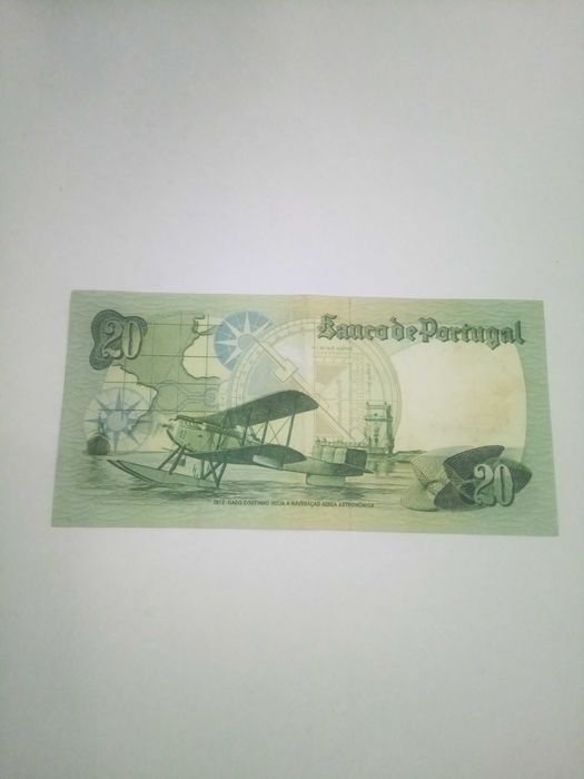 Lindo exemplar de notas portuguesas de 20 escudos de1978