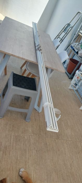 Calha para cortinados