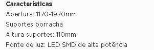 Gambiarra DE CAPÔ 2000LM SMD LEDRef.: K1086