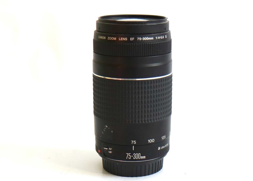 Lente Canon EF 75-300mm III Err01