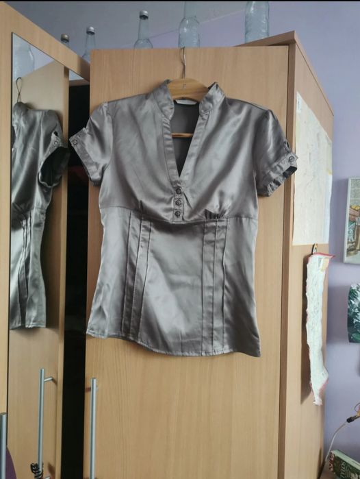 Bluzka w kolorze kawy