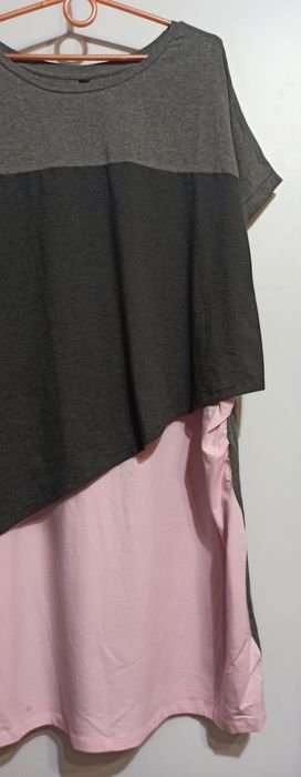 Sukienka ciążowa/ do karmienia, bawełna z wiskozą