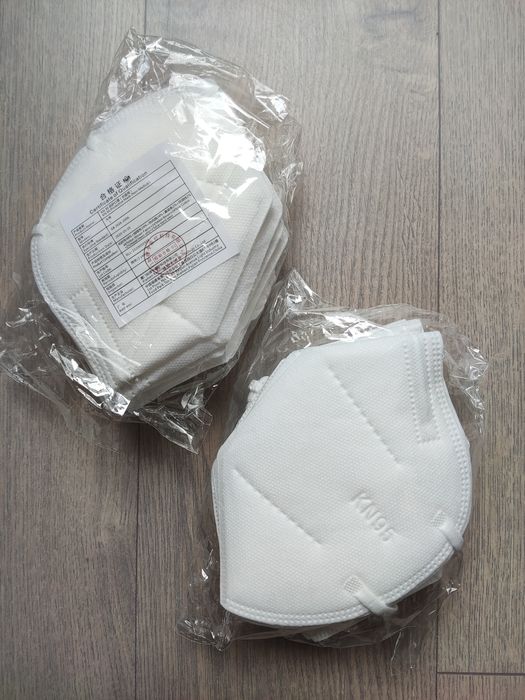 Maseczki ochronne KN95. 60 sztuk.
