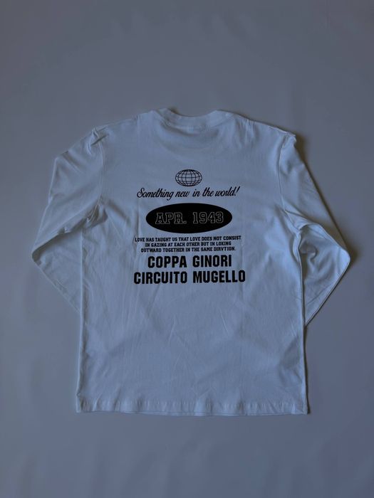 Лонгслив белый y2k opium swag archive
