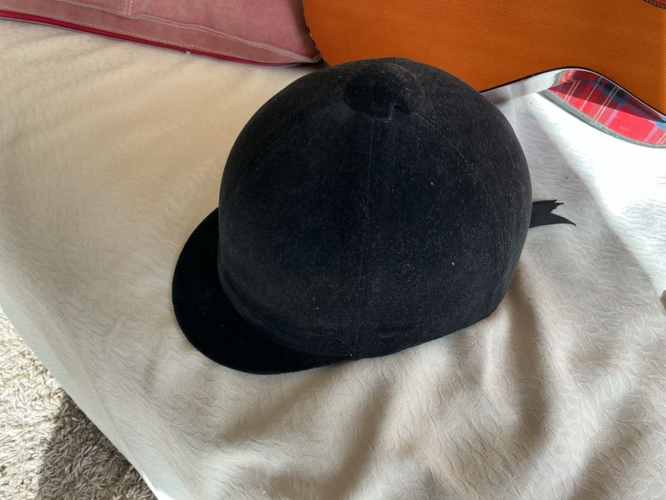 Toque e botas equitação