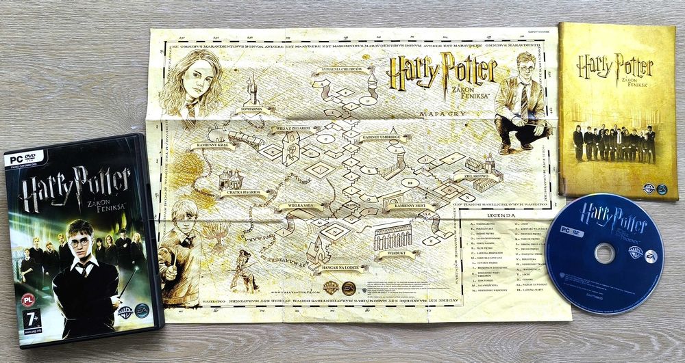 Harry Potter i Zakon Feniksa [PC] (POLSKA WERSJA) + MAPA/PLAKAT