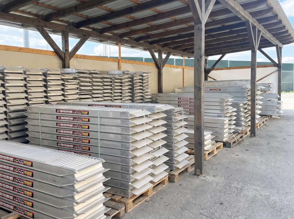 Najazdy Aluminiowe 2m 2,5m 3m 3,5m 4m 2t -40t do Koparki Minikoparki Lawety Busa Przyczepki | Rampy | PRODUCENT | DOSTAWA 0zł | Certyfikat | Gwarancja