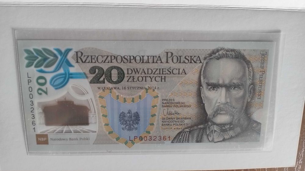 Banknot kolekcjonerski 20 zł legiony polskie