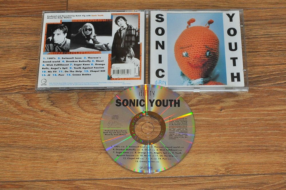 SONIC YOUTH - Koszulka rozm.M +  CD "Dirty" - OKAZJA !