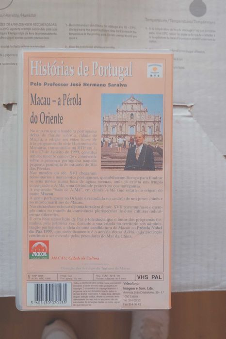 VHS - Histórias de Portugal – Macau a pérola do Oriente