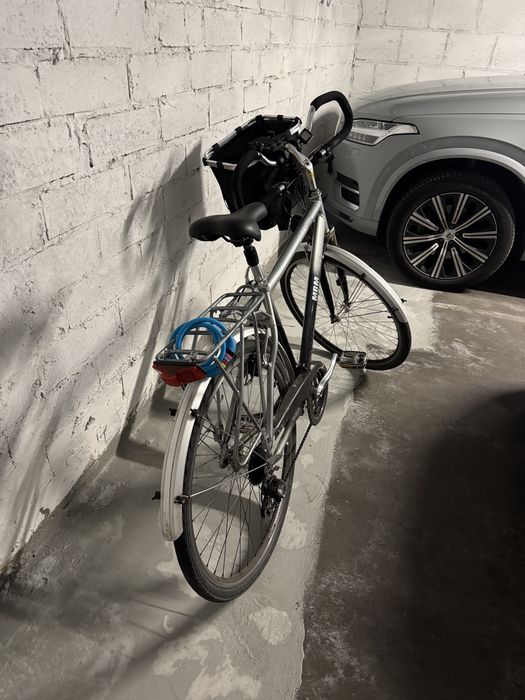 Rower trekkingowy MBM Bike 28” Shimano + bagażnik, błotniki, koszyk
