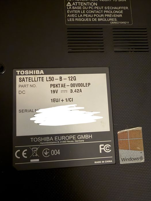 Toshiba Satellite L50-B-12G
