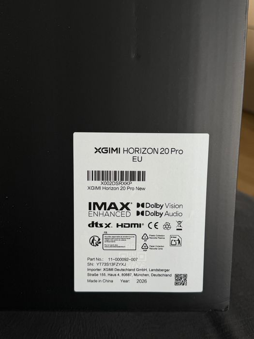 xgimi google tv horizon 20 pro projektor