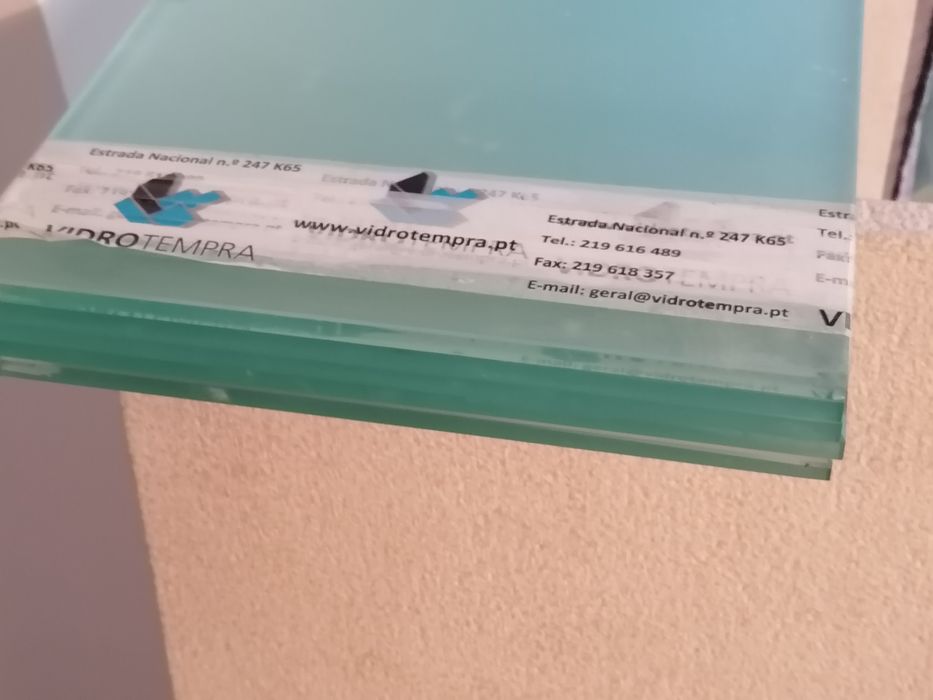 5 vidros 100 x 28,5 (1 cm espessura)