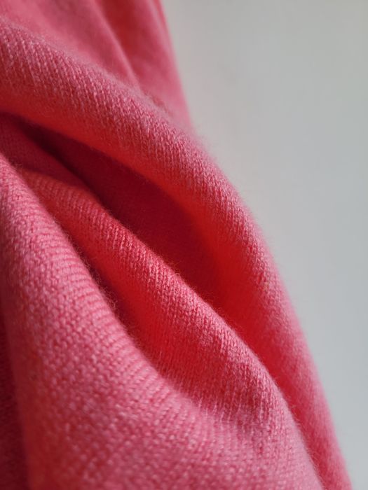 Danefæ różowy sweter 100% kaszmir S