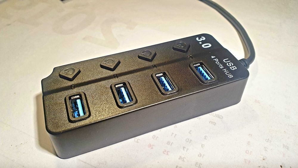 Adapter Hub rozdzielacz 4xUSB rozgałęźnik