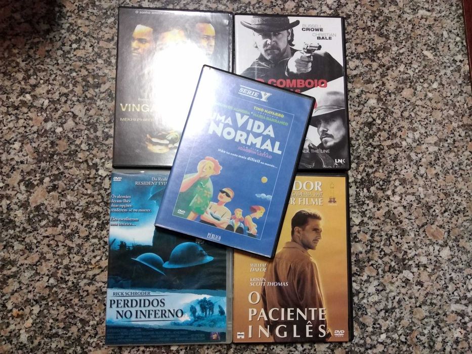 Cinco filmes (Uma vida normal, O paciente Inglês, etc)