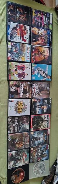 Zestaw 13 gier & 6 pudełek Gry PC/PS2