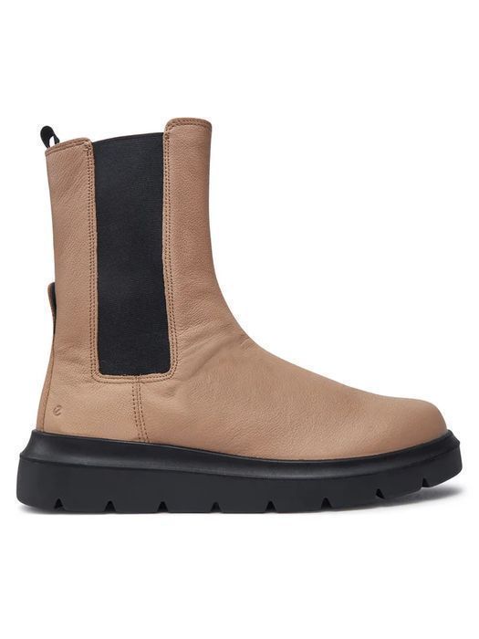 damskie skórzane sztyblety Chelsea ECCO Nouvelle, botki wysokie EU 42