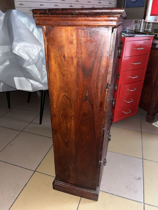 Komoda drewniana aptekarska apteczna dużo szufladek szuflad organizer