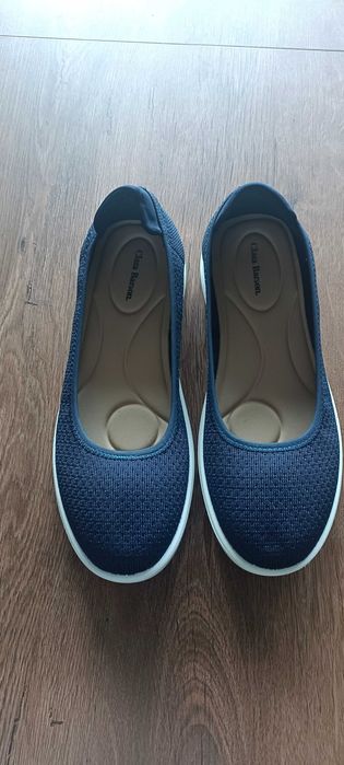 Buty Baleriny Clara Barson, nowe, granatowe, roz. 41