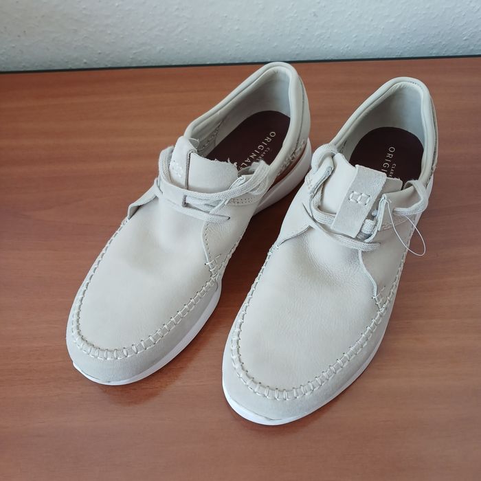 Чоловічі шкіряні топ-сайдери Clarks, 43р. (устілка 29.5 см) мокасини