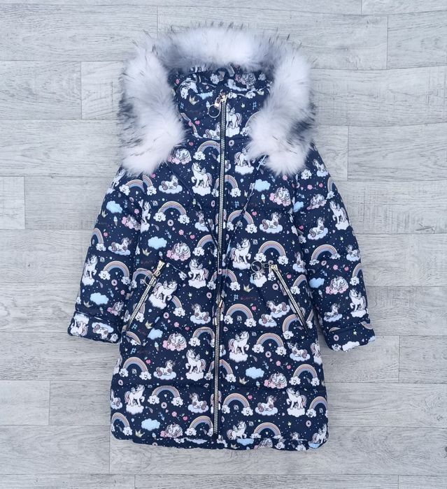 Зимова куртка пуховик 116, 122