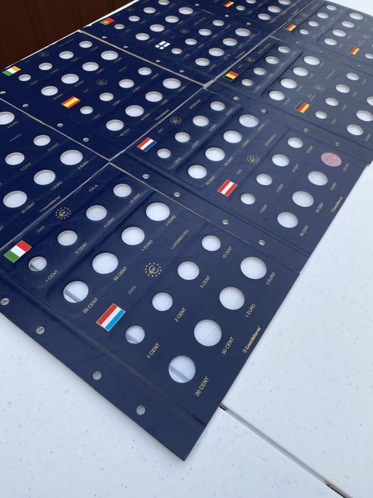 Листи для монет євро Leuchtturm vista euro 8шт