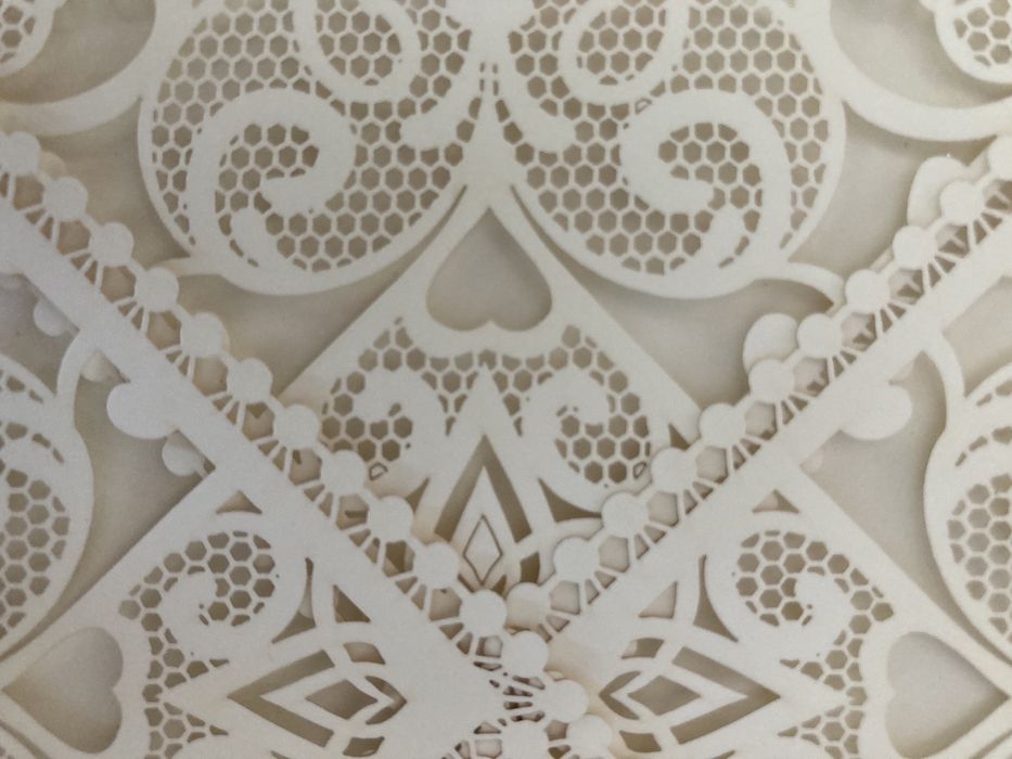 Koronkowe zaproszenia