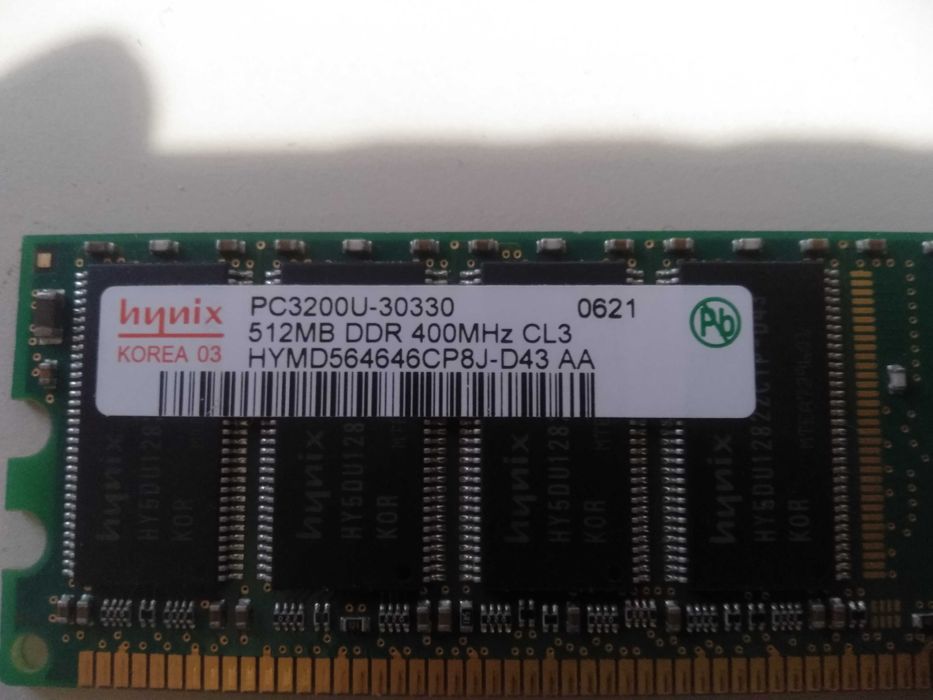 Продам оперативную память DDR1 PC3200 (512Mb, 256Mb, 128Mb)