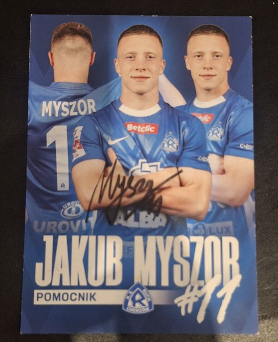 Autograf Jakub Myszor Ruch Chorzów