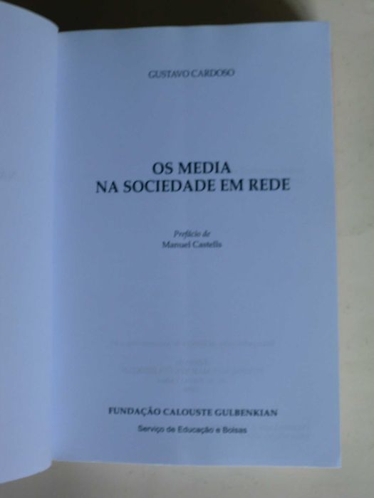 Os Media na Sociedade em Rede de Gustavo Cardoso