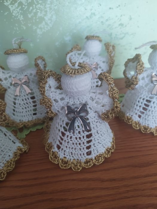 Aniołki na szydełku handmade