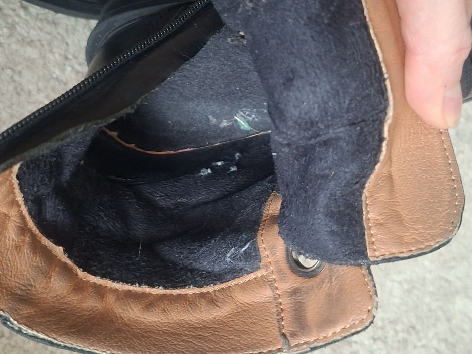 Buty zimowe lasocki 38 damskie skórzane czarne