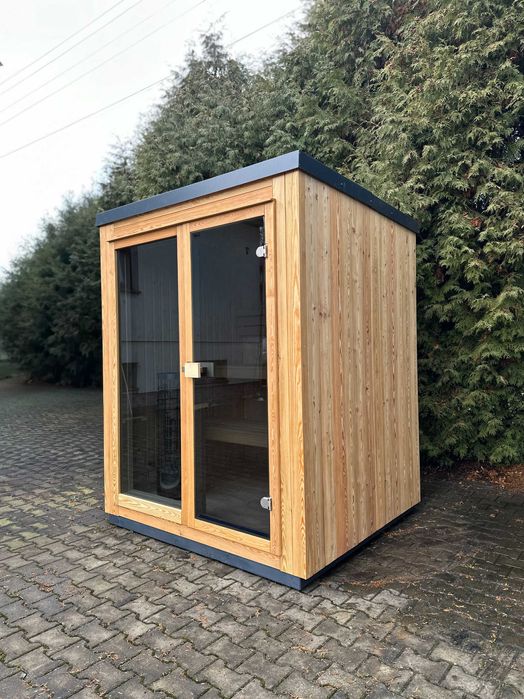 Sauna ETERN - 4 osobowa sauna ogrodowa, piec 7 kw, Harvia | Producent