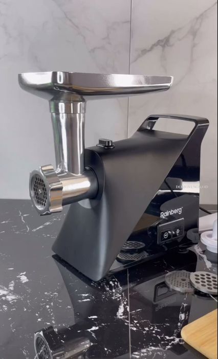 ПОТУЖНА! Німецька м'ясорубка 3000Вт, подрібнювач, соковижималка, бленд