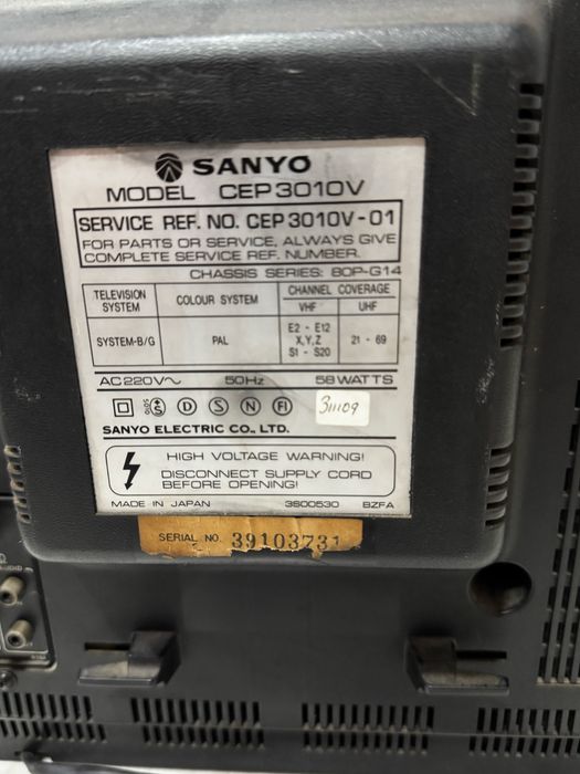 Tv Sanyo CEP3010V