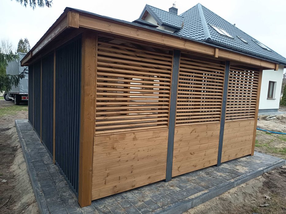 Altana ,altanka , drewniana TOMCAT 4×6 m – elegancja i trwałość!