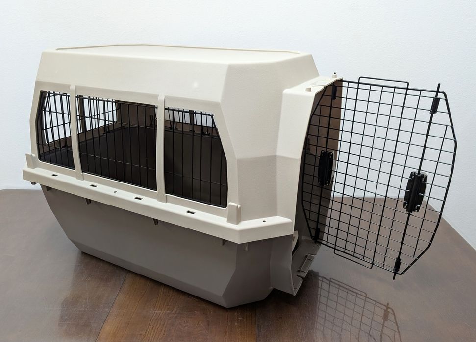 TIAKI Transporter dla Psa do 31kg z Kółkami L 61x92,5x75cm PO ZWROCIE