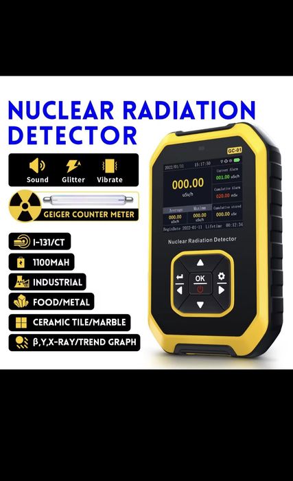 Дозиметр радіації, випромінювання GC-01 Радіометр Лічільник Гейгера